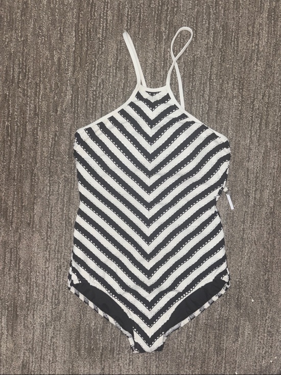 Seafolly Other - Seafolly Black and White Striped One-Piece Swimsuit